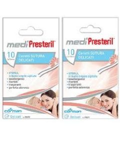 Cerotto Per Sutura Medipresteril 6.4x108mm 10 Pezzi