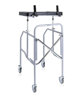 Deambulatore pieghevole con appoggio antibrachiale a tavolo