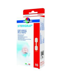 Master-Aid Sterirap Strip Adesivo Sutura Ferite 32x8mm 10 Pezzi