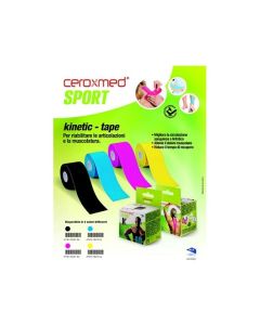 Ceroxmed Sport Kinetic Tape Blue 1 Pezzo