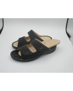 Ciabatta in Nabuk Uomo Colore Nero Uomo