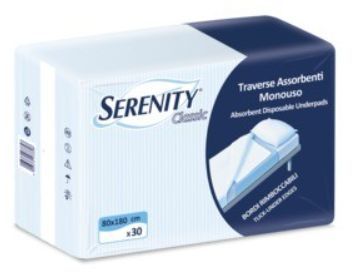 Serenity Traverse Classic 80x180 30 Pezzi, Incontinenza