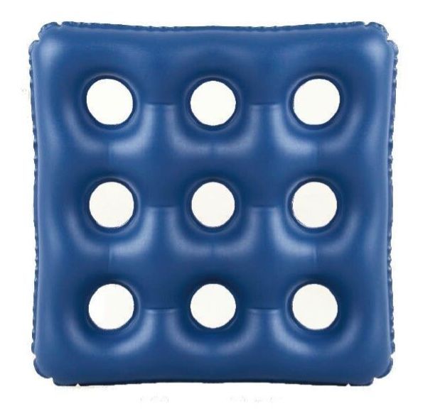 Cuscino Gonfiabile Per SPA - Morbido, 47x37x15 Cm, Portata 100 Kg, Blu/Nero/Oro - Foto 6