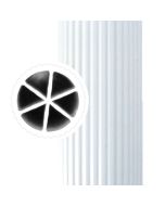 Tubo corrimano rigato cm 26