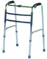 Deambulatore articolato pieghevole con doppia sbarra