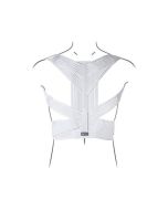 Corsetto Dorsale Raddrizza Spalle 37cm Grigio Perla