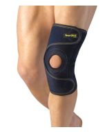 Ginocchiera elastica steccata con foro rotuleo