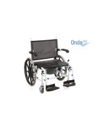Sedia doccia e WC ad autospinta e smontabile RH840 Moretti