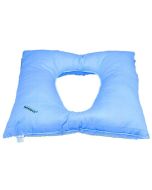 Cuscino in fibra cava siliconata con foro centrale