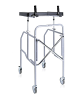 Deambulatore pieghevole con appoggio antibrachiale a tavolo