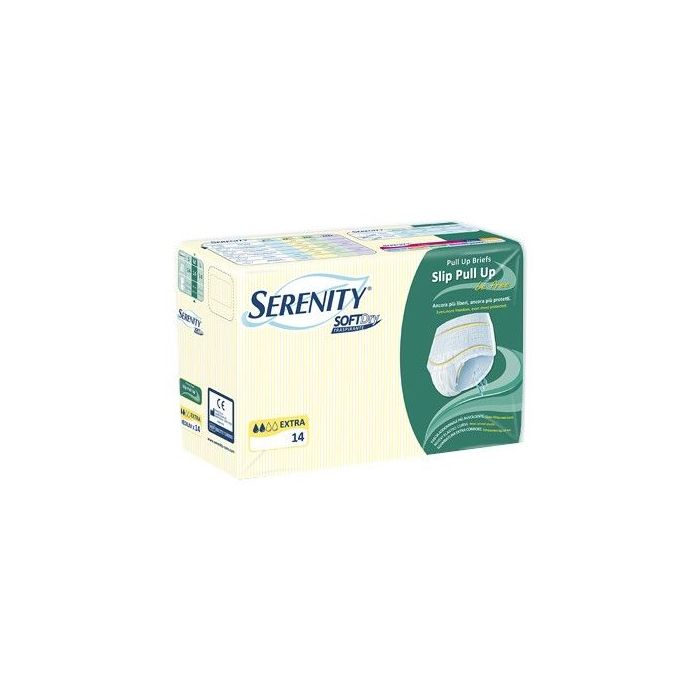Serenity Soft Dry Slip Pull Up Extra XL 14 Pezzi, Pannoloni da adulti