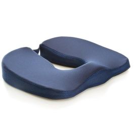 Cuscino Ortopedico In Memory Foam Per Sedie – Antiscivolo, Lavabile, Per Anziani E Ufficio (Marrone Quadri)