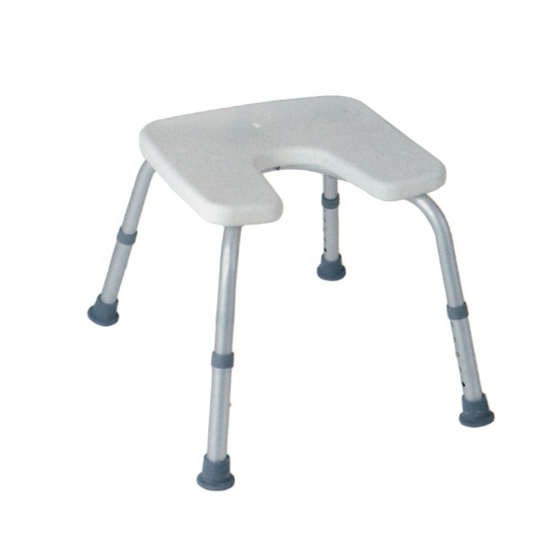 Sedile da doccia con incavo